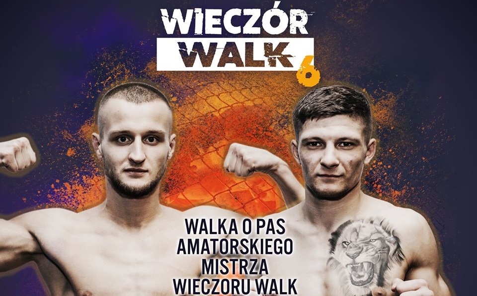 Maciej Rębacz vs Sebastian Olszowy w walce o pas amatorskiego mistrza Wieczoru Walk