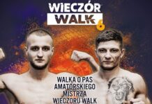 Maciej Rębacz vs Sebastian Olszowy w walce o pas amatorskiego mistrza Wieczoru Walk