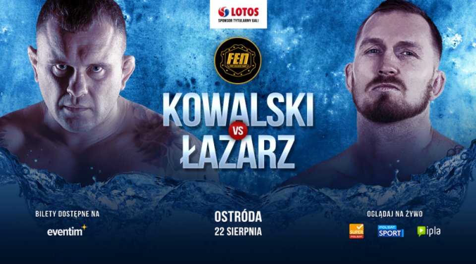 Marcin Łazarz vs. Adam Kowalski 2 na FEN 29 w Ostródzie