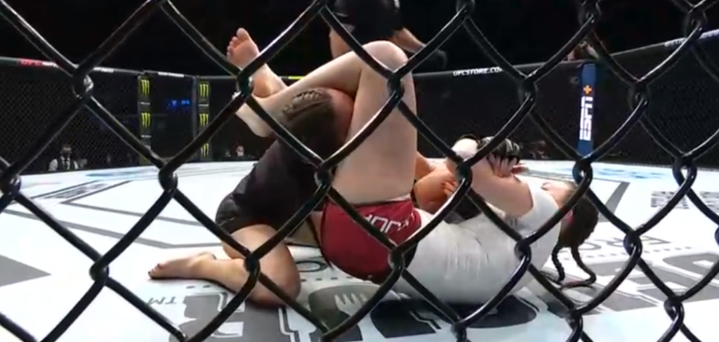 UFC Fight Island: Liana Jojua bardzo szybko poddała Dianę Belbitę [WIDEO]