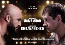 ACA 107: Emelianenko vs. Ismailov – pełna karta walk