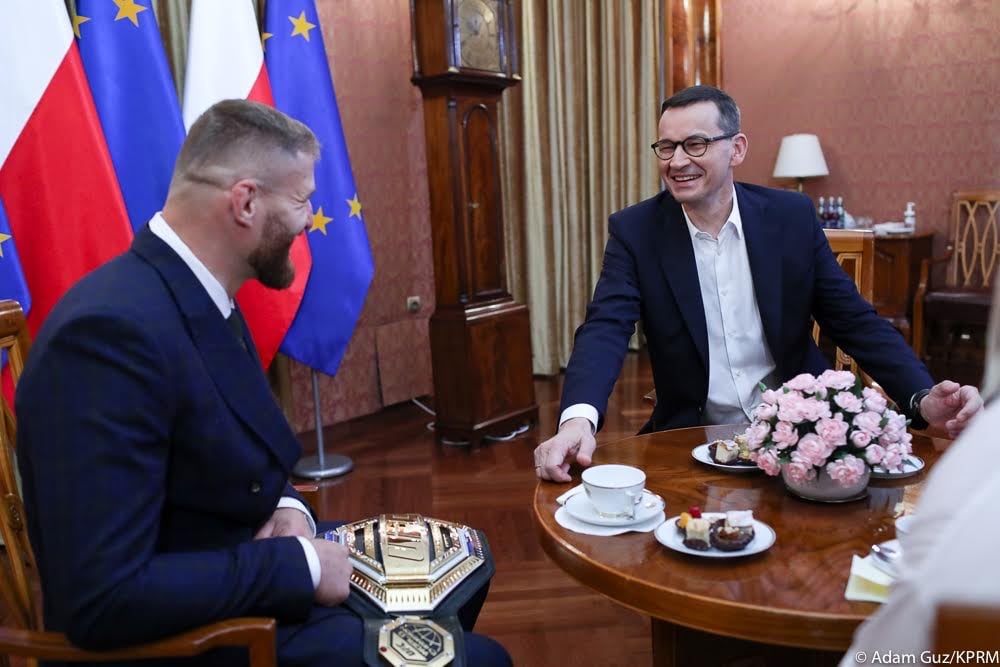 Spotkanie na szczycie – Jan Błachowicz z wizytą u Premiera Mateusza Morawieckiego