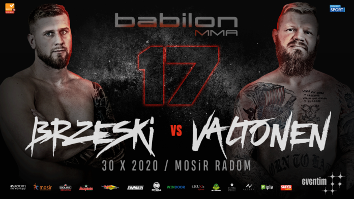 babilon mma 17, Toni Valtonen, Łukasz Brzeski