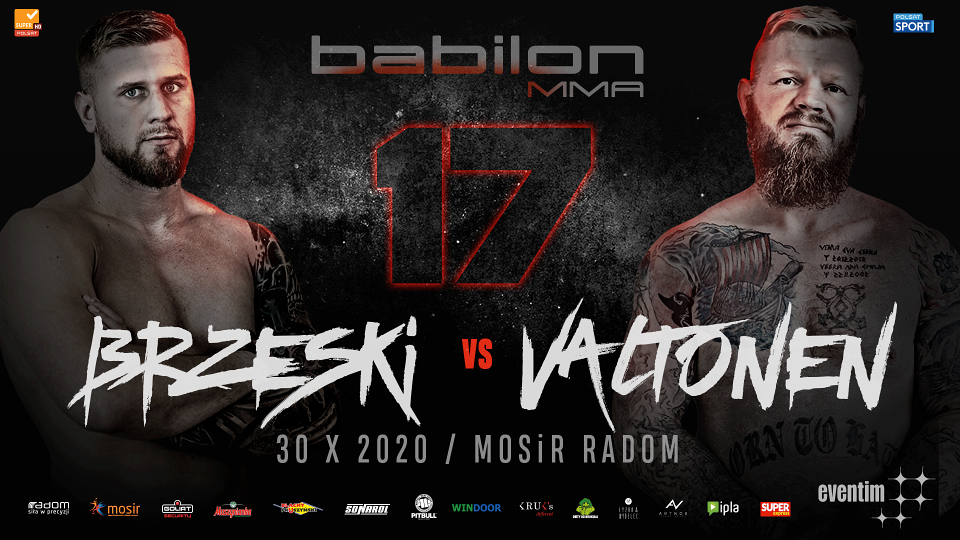 Łukasz Brzeski vs. Toni Valtonen na Babilon MMA 17 w Radomiu
