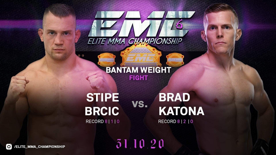 Stipe Brcic vs. Brad Katona o pas mistrzowski na EMC 6 w Düsseldorfie