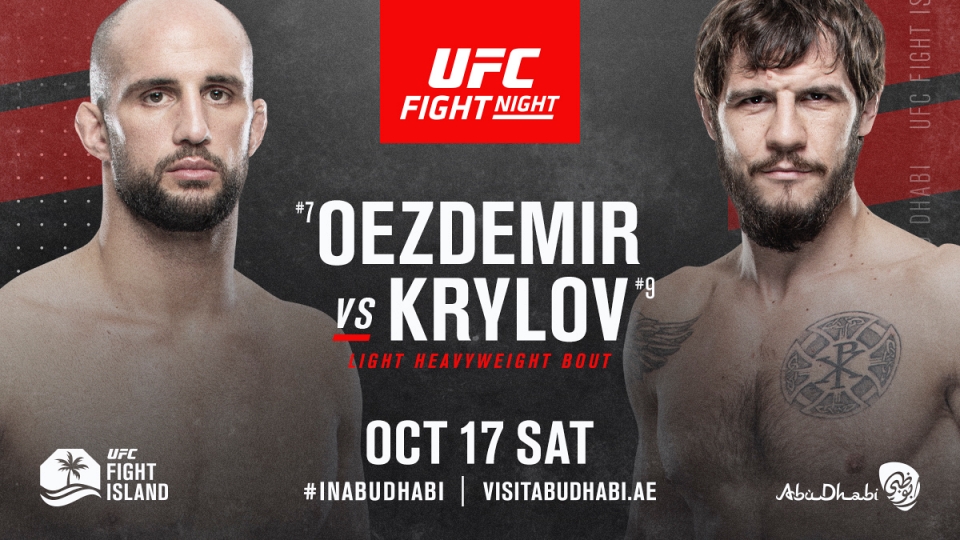 Volkan Oezdemir vs. Nikita Krylov na październikowej gali UFC