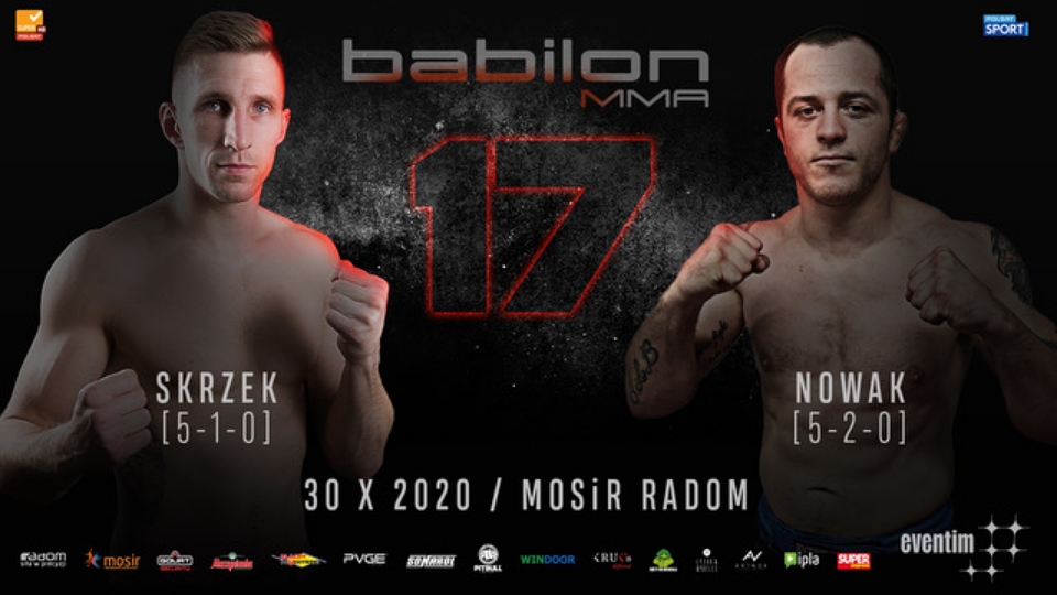 Marcin Skrzek vs. Patryk Nowak na Babilon MMA 17 w Radomiu
