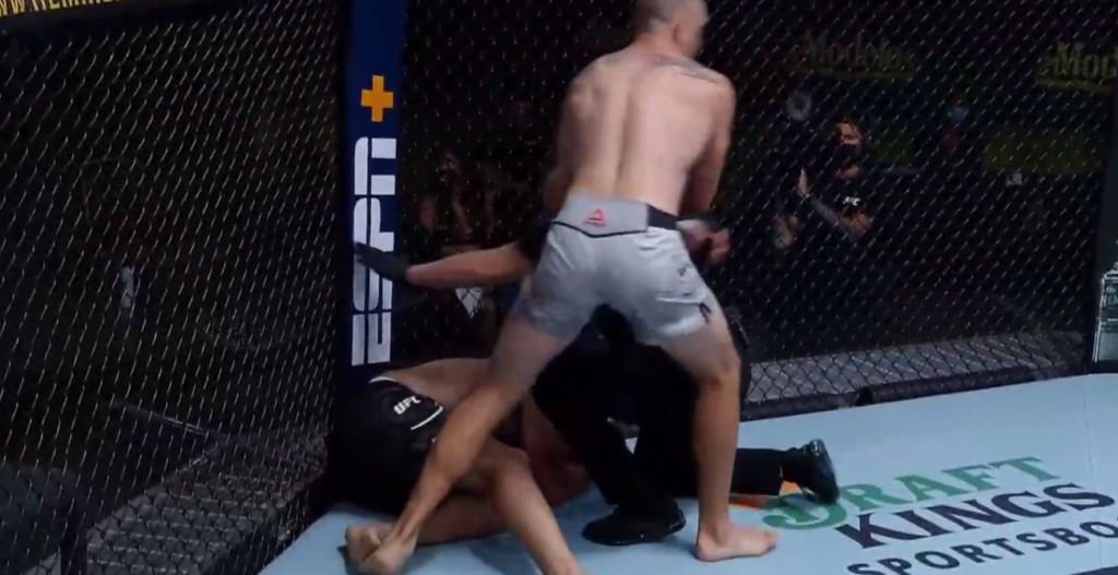 UFC on ESPN+ 39: Dustin Jacoby ciężko znokautował Justina Ledeta [WIDEO]