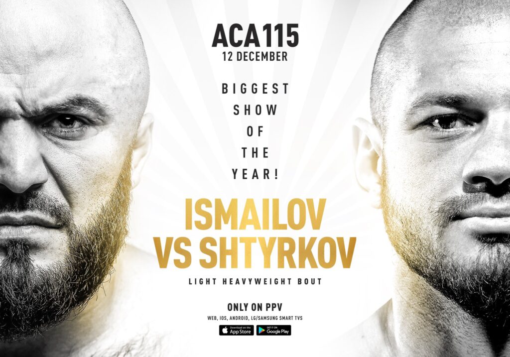 Magomed Ismailov vs. Ivan Shtyrkov na ACA 115