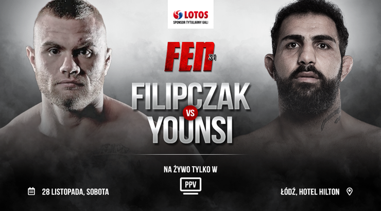Marcin Filipczak vs. Saeed Younsi zamyka kartę walk FEN 31