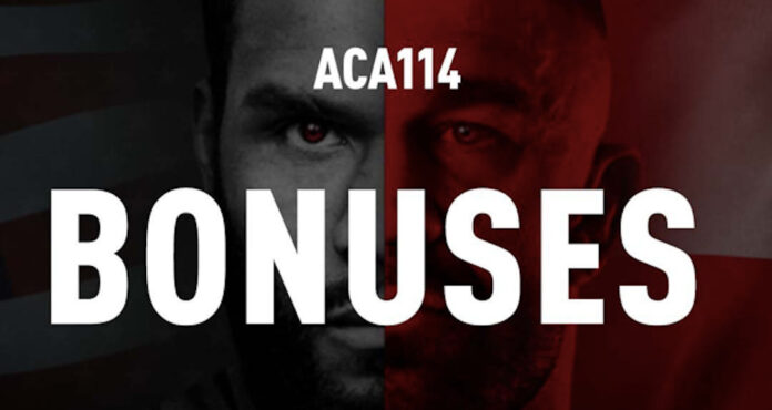 ACA 114 bonusy