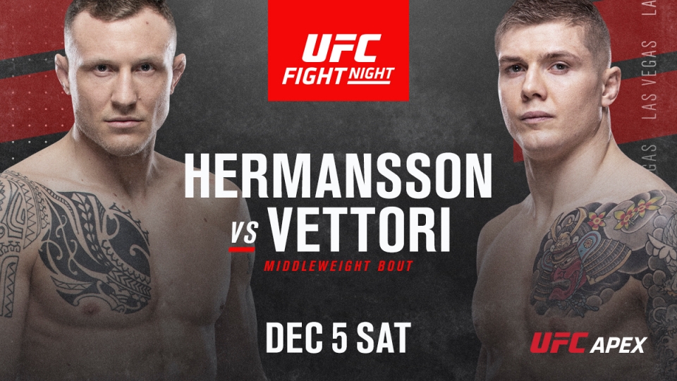 Marvin Vettori nowym rywalem Jacka Hermanssona na UFC on ESPN 19 w Las Vegas