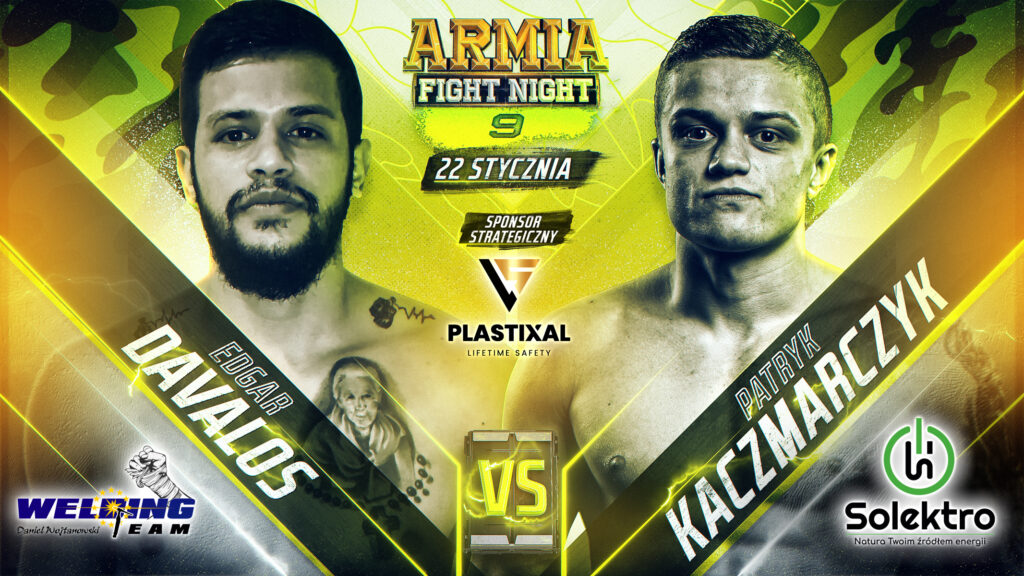 Edgar Davalos przeciwnikiem Patryka Kaczmarczyka na gali Armia Fight Night 9