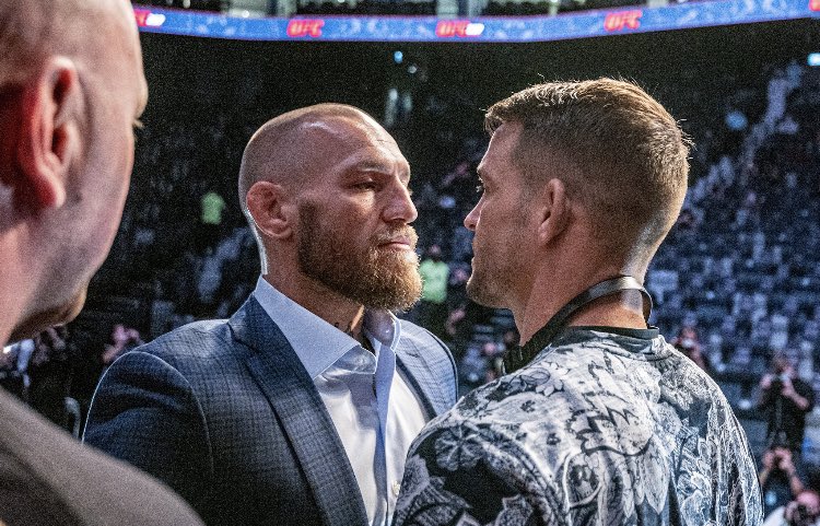 McGregor i Poirier oko w oko przed UFC 257 [WIDEO]