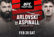 Andrei Arlovski zmierzy się z Tomem Aspinallem na lutowej gali UFC