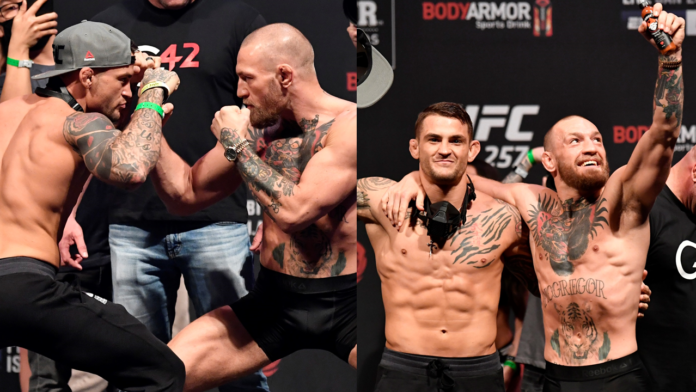 wazenie ufc 257 mcgregor poirier