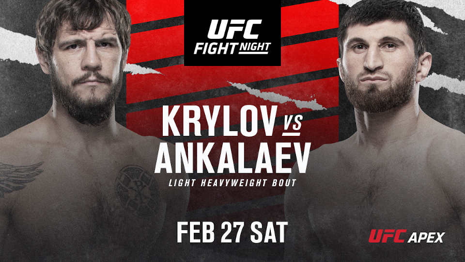 OFICJALNIE: Nikita Krylov skrzyżuje rękawice z Magomedem Ankalaevem na lutowej gali UFC
