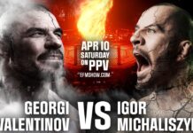 Michaliszyn na EFM Show. Rywalem Valentinov, zwolniony z Bellatora w atmosferze skandalu