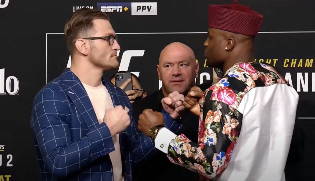 Stipe Miocic oko w oko z Francisem Ngannou przed wielkim rewanżem na UFC 260 [WIDEO]