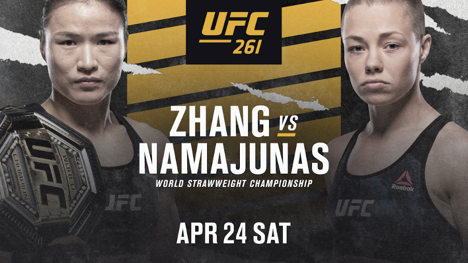 OFICJALNIE: Mistrzowska walka Zhang vs. Namajunas dodana do rozpiski UFC 261