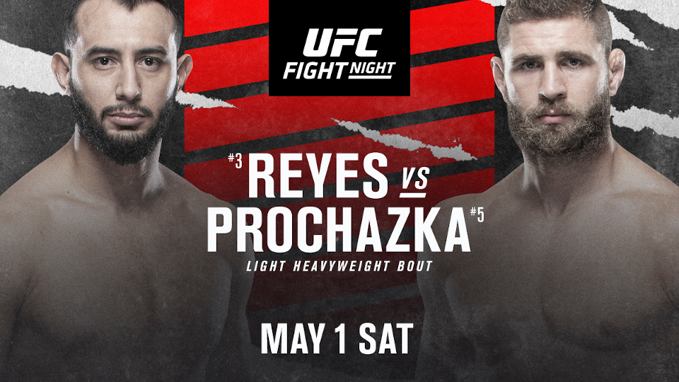 OFICJALNIE: Dominick Reyes zmierzy się z Jirim Prochazką na majowej gali UFC