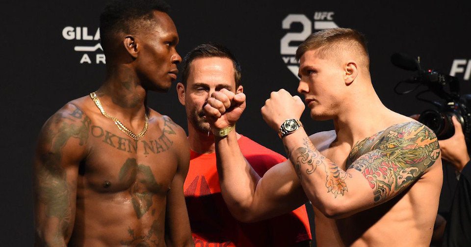 Doniesienia: Rewanżowa walka pomiędzy Israelem Adesanyą a Marvinem Vettorim w planach na UFC 263