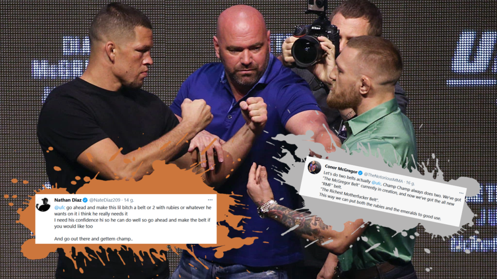 „Zróbcie pas dla tej małej dzi*ki” – Nate Diaz reaguje na propozycję Conora McGregora dla UFC