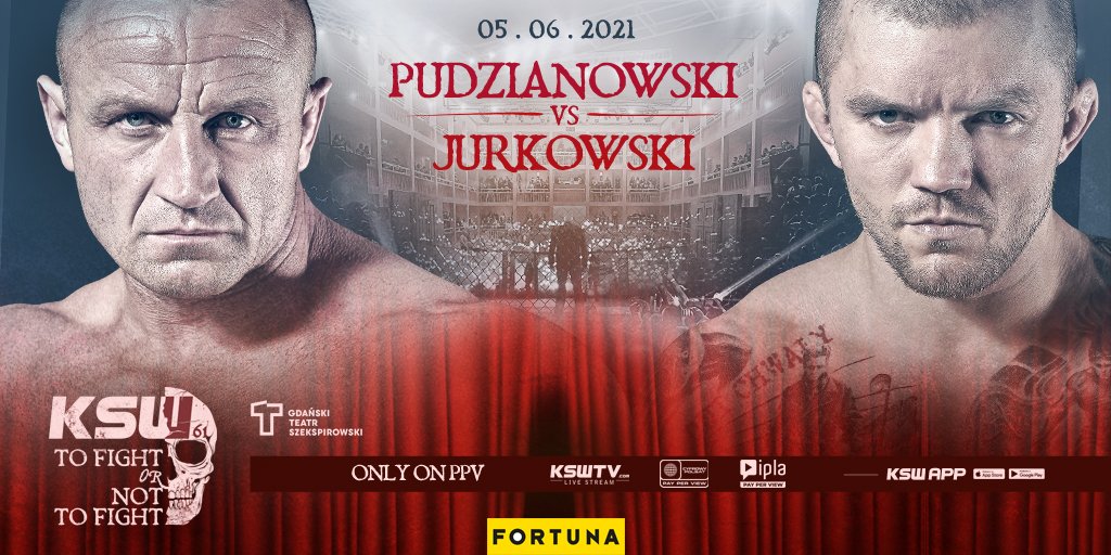 Mariusz Pudzianowski vs. Łukasz Jurkowski walką wieczoru KSW 61