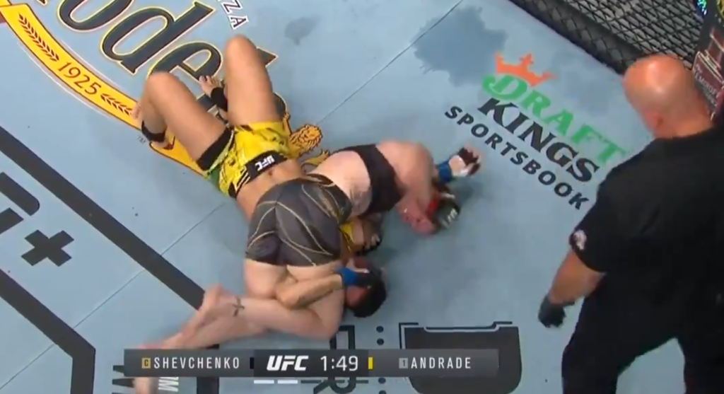 UFC 261: Valentina Shevchenko zdominowała i rozbiła Andrade w drugiej rundzie [WIDEO]