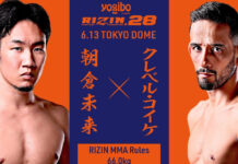 Kleber Koike Erbst skrzyżuje rękawice z Mikuru Asakurą na gali RIZIN 28