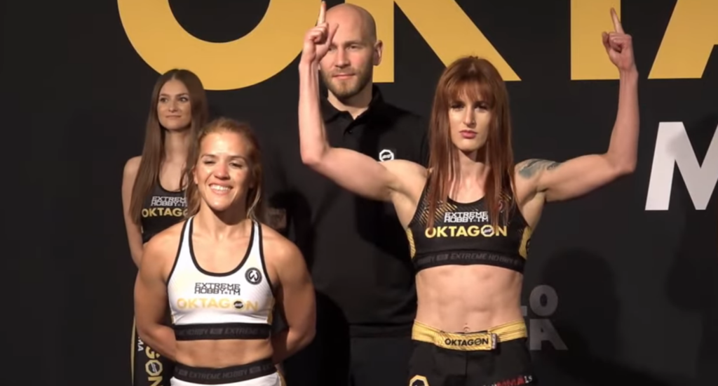 Ewelina Woźniak błyskawicznie poddała Elizabeth Rodrigues na Oktagon MMA 23