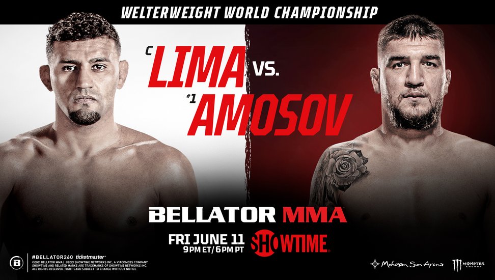 Bellator 260: Lima vs. Amosov – karta walk. Gdzie i jak oglądać?