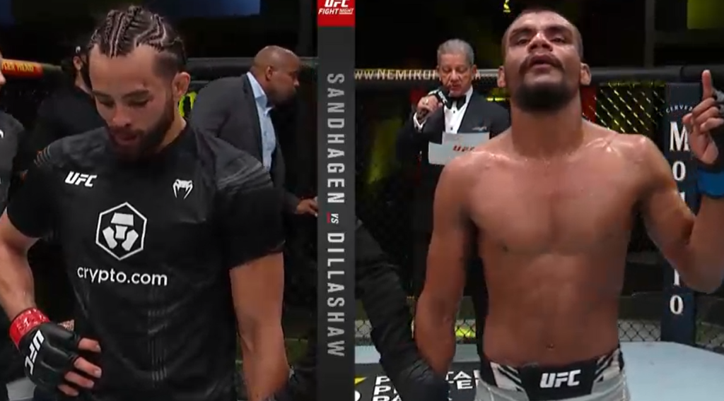 UFC Vegas 32: Raulian Paiva większościowo wygrał z Kylerem Phillipsem