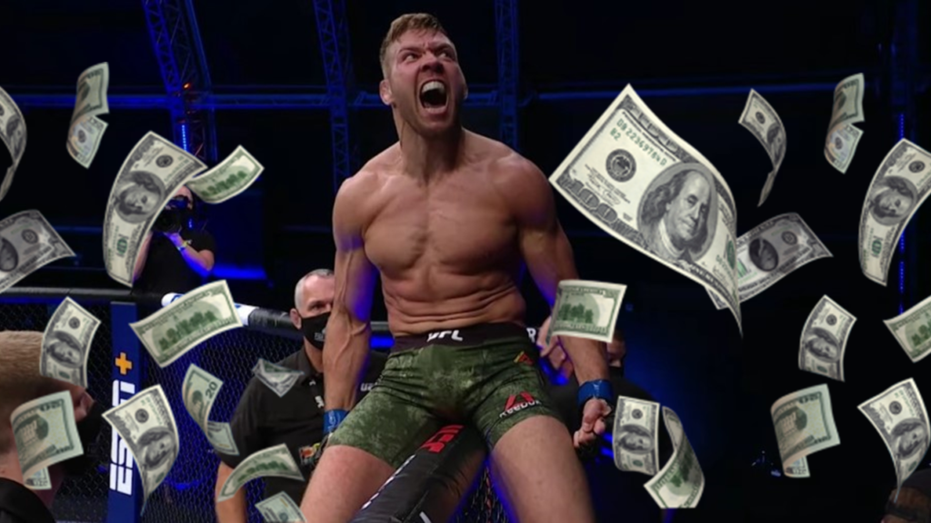 Bonusy po UFC 264: Dricus Du Plessis zgarnia 75 tysięcy dolarów!