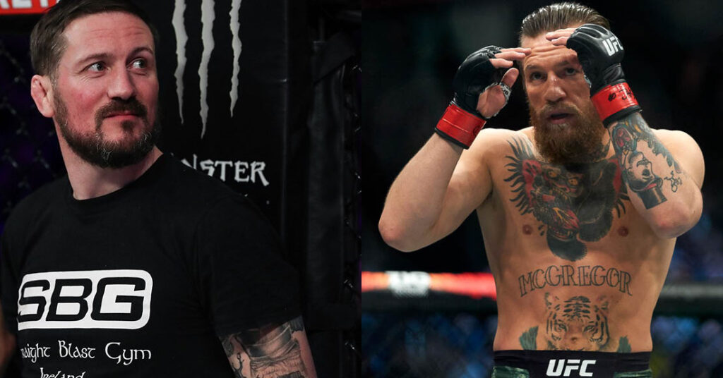 Trener McGregora uważa, że wcześniejszy uraz miał wpływ na kontuzję na UFC 264