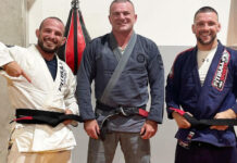 Mateusz Gamrot oraz Borys Mańkowski promowani na czarne pasy w brazylijskim jiu-jitsu