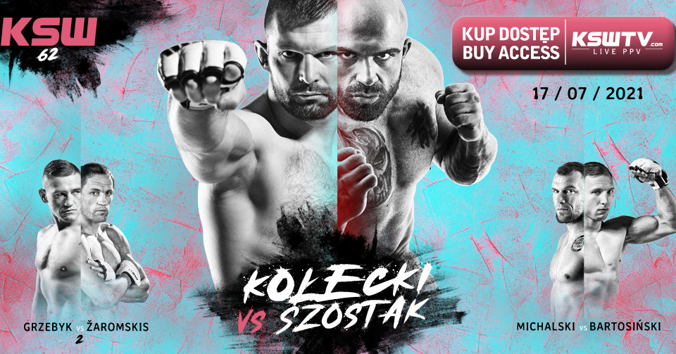 KSW 62: Kołecki vs. Szostak – karta walk. Gdzie i jak oglądać?