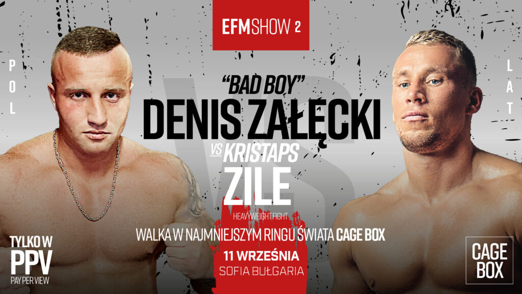 Denis Załęcki przed EFM Show 2: Najmniejszy ring świata jest stworzony dla mnie!