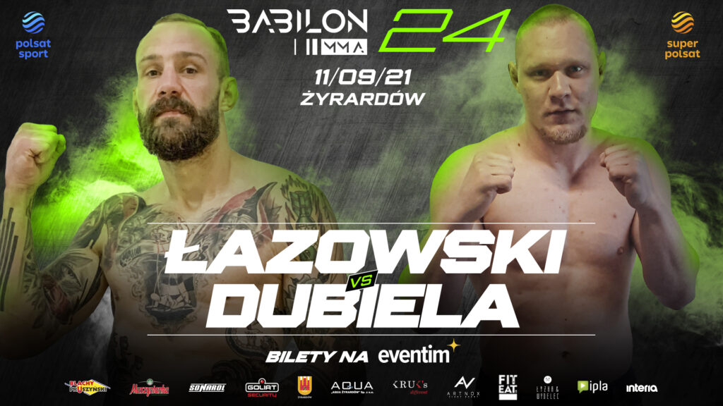 Łazowski kontra Dubiela dodane do karty walk Babilon MMA 24
