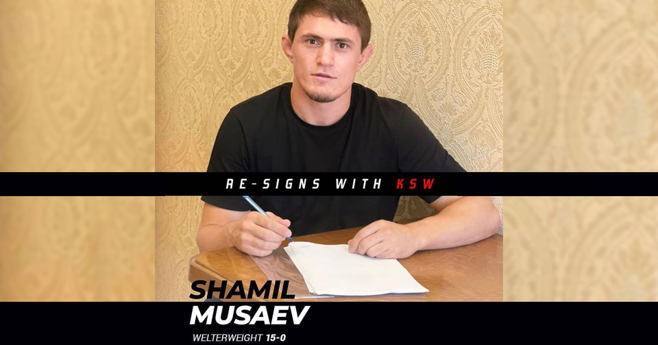 „Idę po pas!” – Shamil Musaev podpisał nowy kontrakt z organizacją KSW