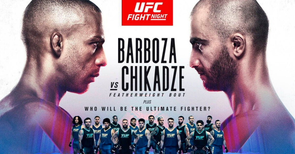 UFC Vegas 35: Barboza vs. Chikadze – wyniki gali z dwiema walkami finałowymi TUF 29