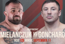 Starcie Daniel Omielańczuk vs. Evgeny Goncharov oficjalnie dodane do rozpiski ACA 128