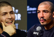 Khabib Nurmagomedov ocenia Jose Aldo: „Kiedy walczy z silniejszymi przeciwnikami, wygląda jak kurczak”