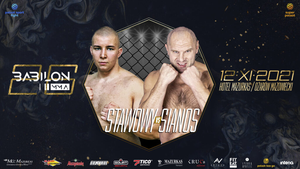 Na gali Babilon MMA 26 Marcin Sianos zmierzy się z Filipem Stawowym