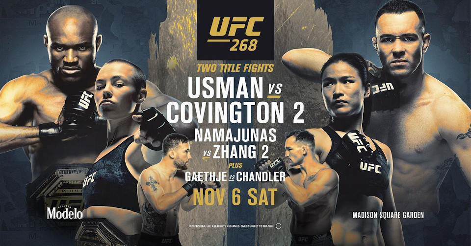 UFC 268: Usman vs. Covington 2 – karta walk. Gdzie i jak oglądać?