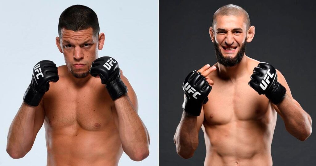 Dana White potwierdza, że chce zorganizować walkę Nate Diaz vs. Khamzat Chimaev