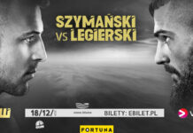 Starcie Szymańskiego z Legierskim dodane do karty walk gali KSW 65