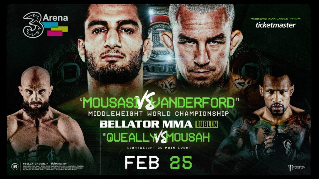 Bellator ogłasza galę w Dublinie. W walce wieczoru Mousasi zmierzy się z Vanderfordem