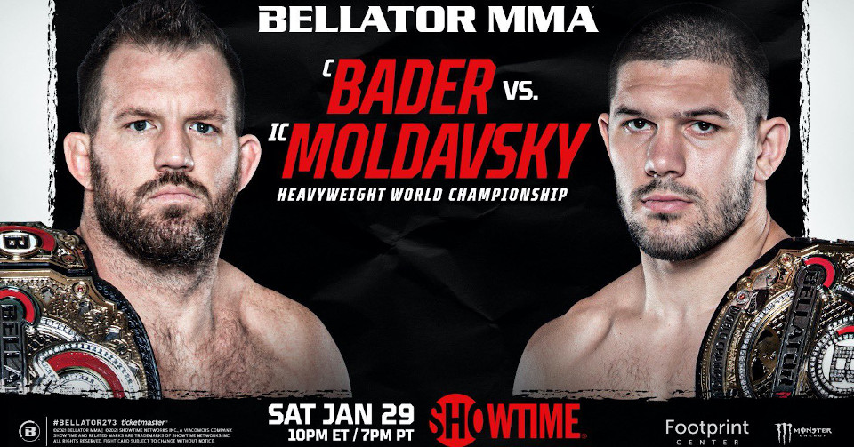Mistrzowskie starcie Bader vs. Moldavsky na styczniowej gali Bellator MMA