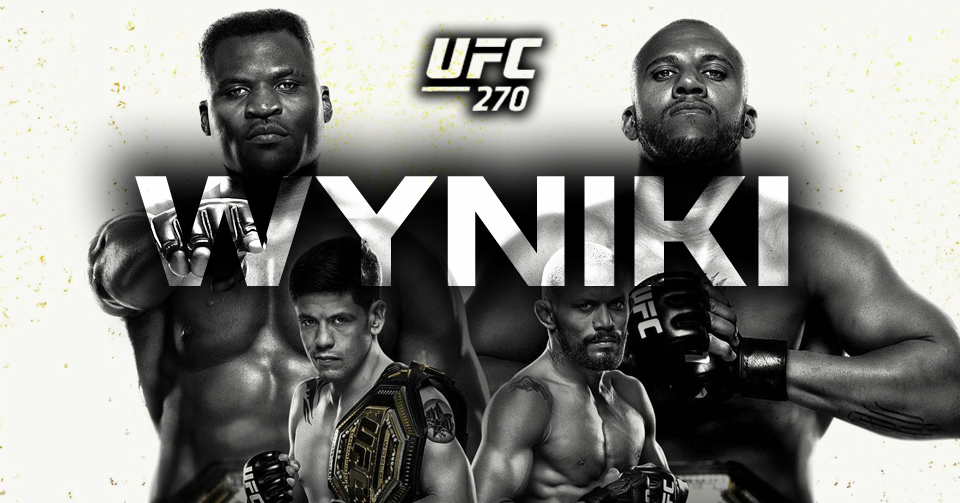 UFC 270: Ngannou vs. Gane – wyniki gali
